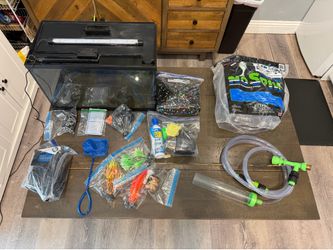 10 Gallon Tank bundle - 3 Tinted walls - UV Light - Ready to Start