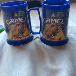 Camel 75th Birthday Mugs