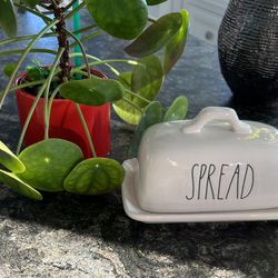 Rae Dunn UfS/UFT  SPREAD BUTTER DISH 
