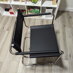 Leather Seat Dining Chair  Reception Chair