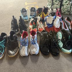 Huge Sneaker Lot (11.5 -11 US MOSTLY)– Nike, Jordan,New Balance, Fendi & More – 40+ Pairs