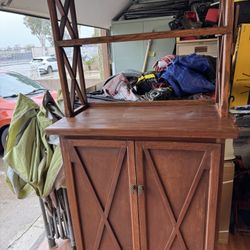 Custom Microwave Cabinet 