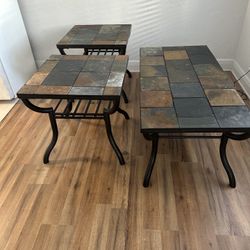 Coffee Table , With 2 End Tables 