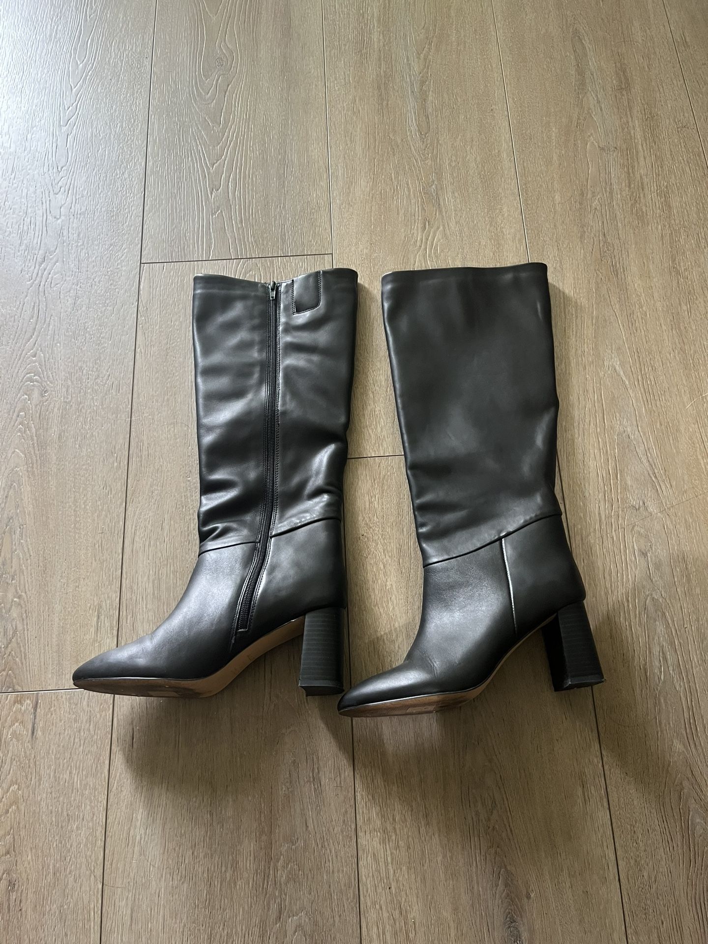 Female Leather Knee High Boots Aldo
