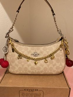 Coach Teri bag in beige color