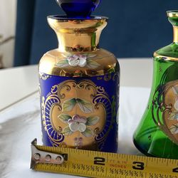 Vintage Glass Perfume Bottle 