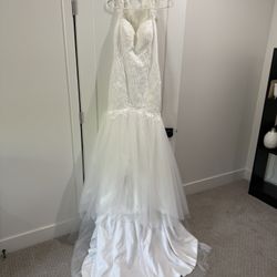Bridess White Wedding Dress 
