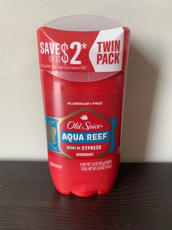 Old Spice 2pk Aqua Reef Aluminum-Free Deodorant