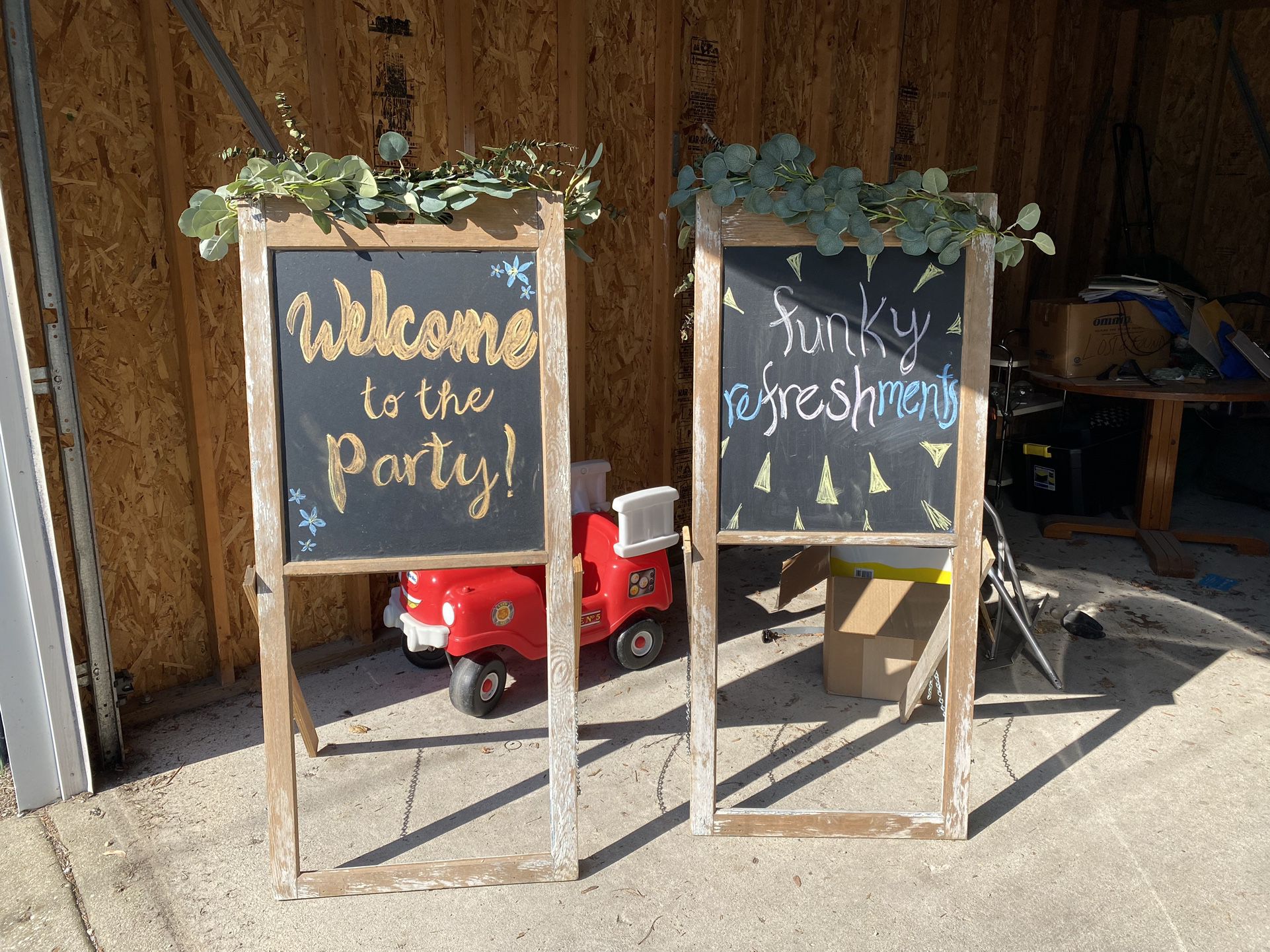 Chalkboard Signs - Wedding/event Decor 