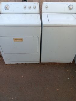 Washer and dryer