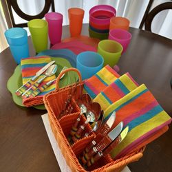  Plastic Picnic Place Setting