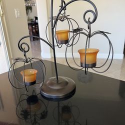 Pumpkin Candle Holder