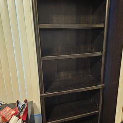 5 Shelf Bookcase Open Shelving