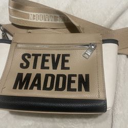 Brown and black Steve madden purse