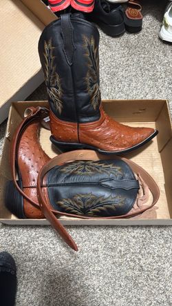Botas de avestruz