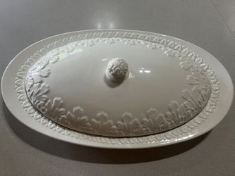 Huge White Serving Dish From Italy