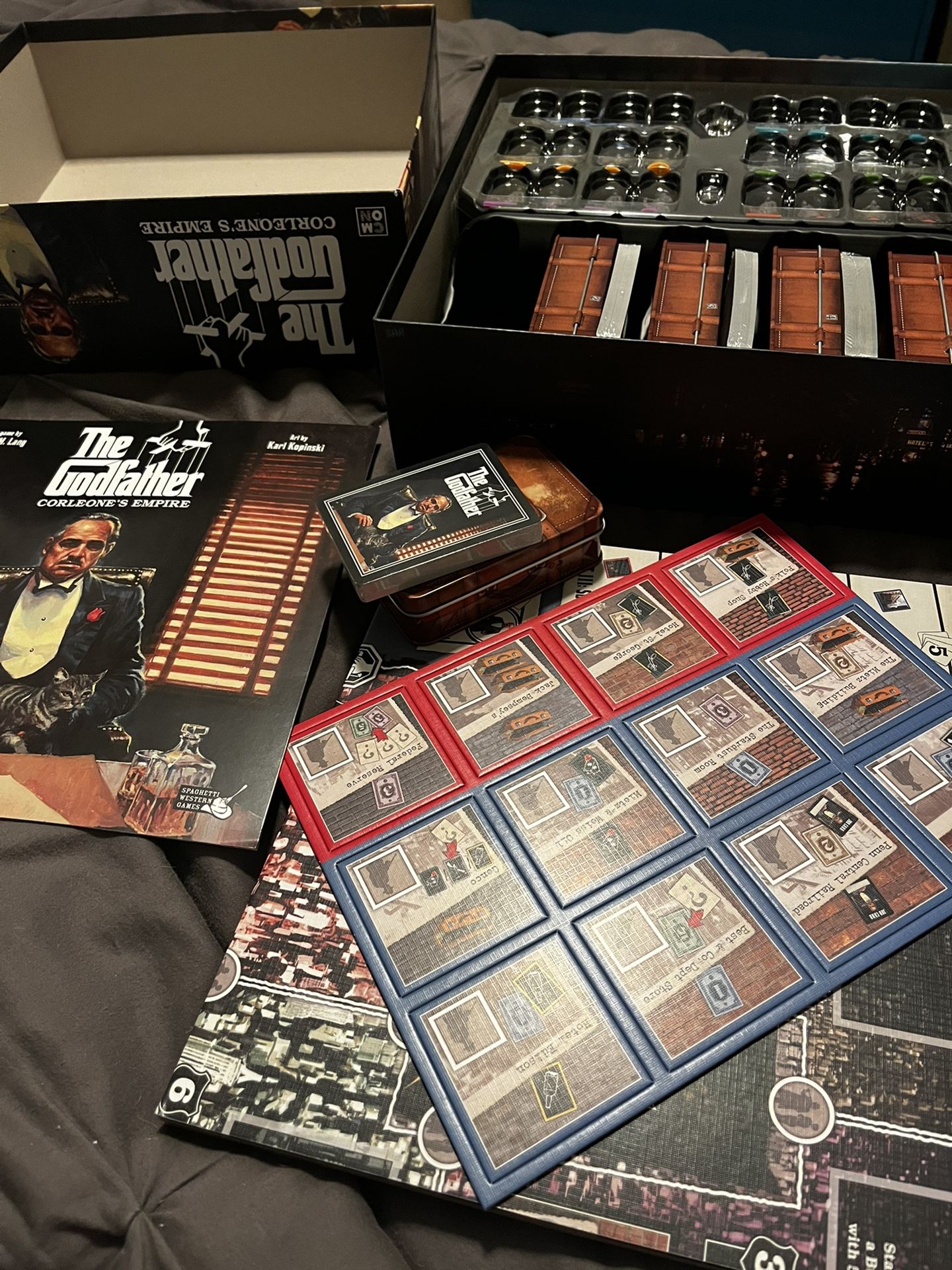 The Godfather Board Game, Board Game, Adventure, The Godfather, Strategy Game, Games,