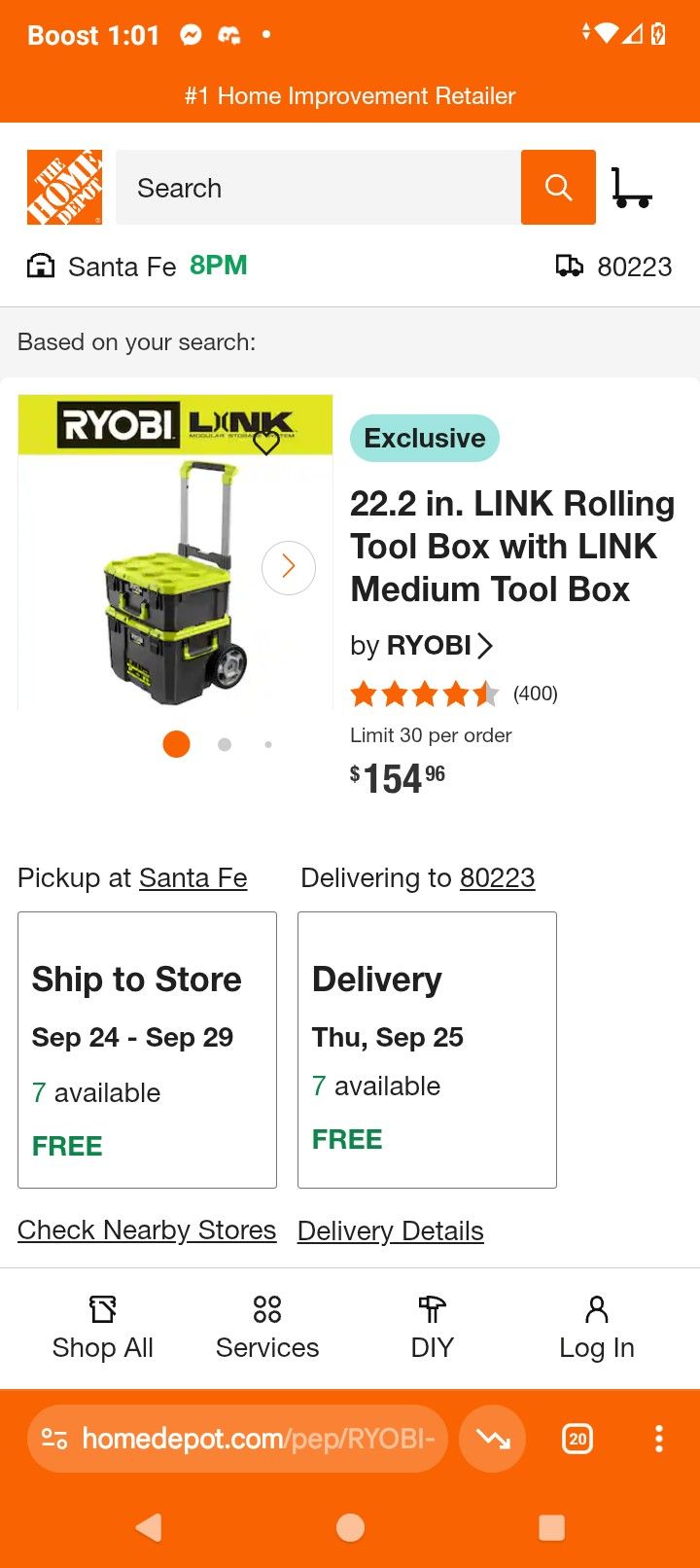 Ryobi Packout