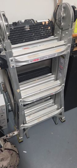 Escalera 5 en 1 multiposiciones 300libras 18 pies