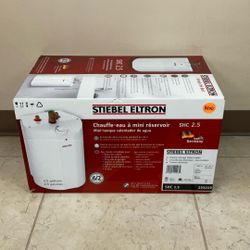 STIEBEL ELTRON 2.5 GALLON MINI-TANK WATER HEATER.