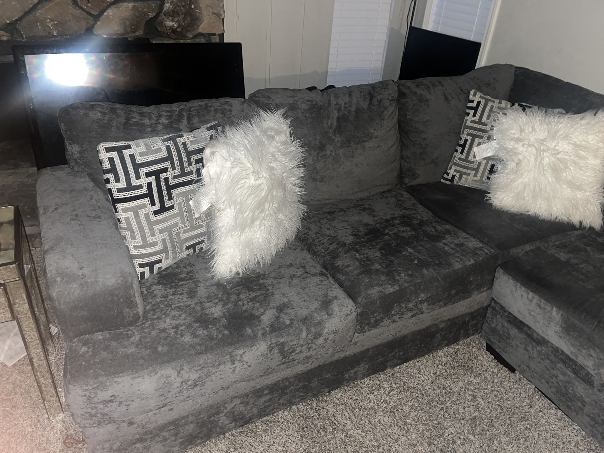 Sectional Couch ( Grey )