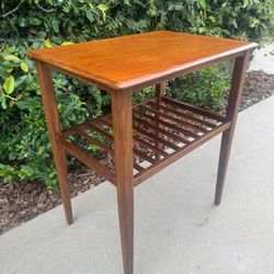 England Mid Century Modern Teak Side/ End Table