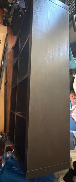 IKEA KALLAX 8 Cube Shelf Black-Brown
