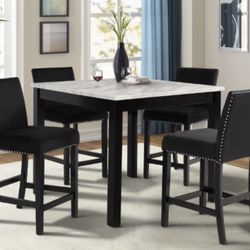 New Years Special 5 Pc Counter Height Set