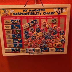  Mickey Mouse My Magnetic Responsibility Chart