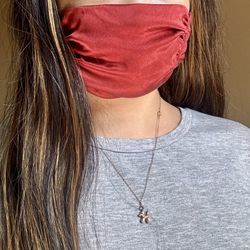 KES Silk Face Mask & Chain
