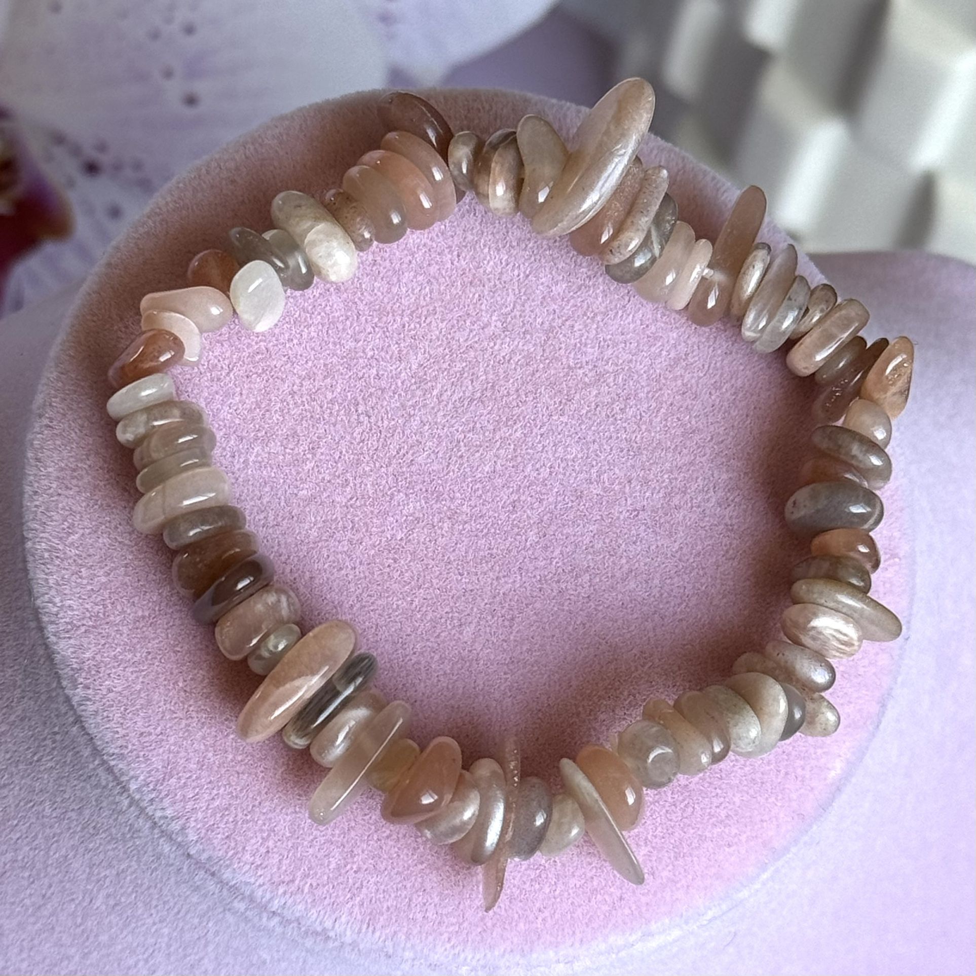 Natural Peach Moonstone