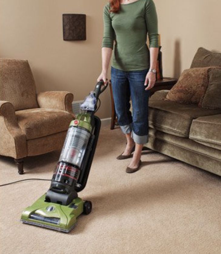 Hoover UH70120 T-Series WindTunnel Rewind Bagless Upright Vacuum Cleaner, Green 
