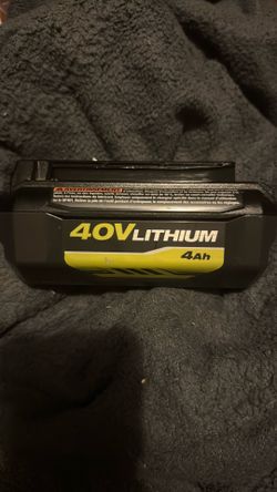 RYOBI 40 Volt 4ah Battery