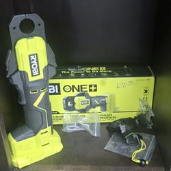 NEW RYOBI 18V CRIMP RING TOOL WITH RINGS 120$