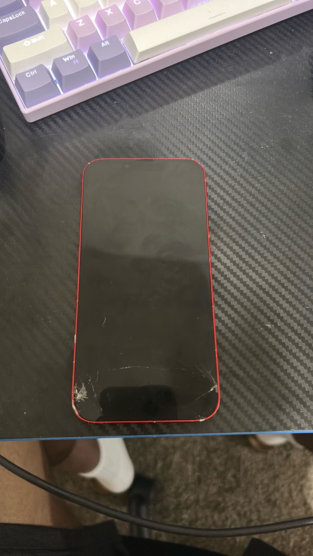 iPhone 13 in red
