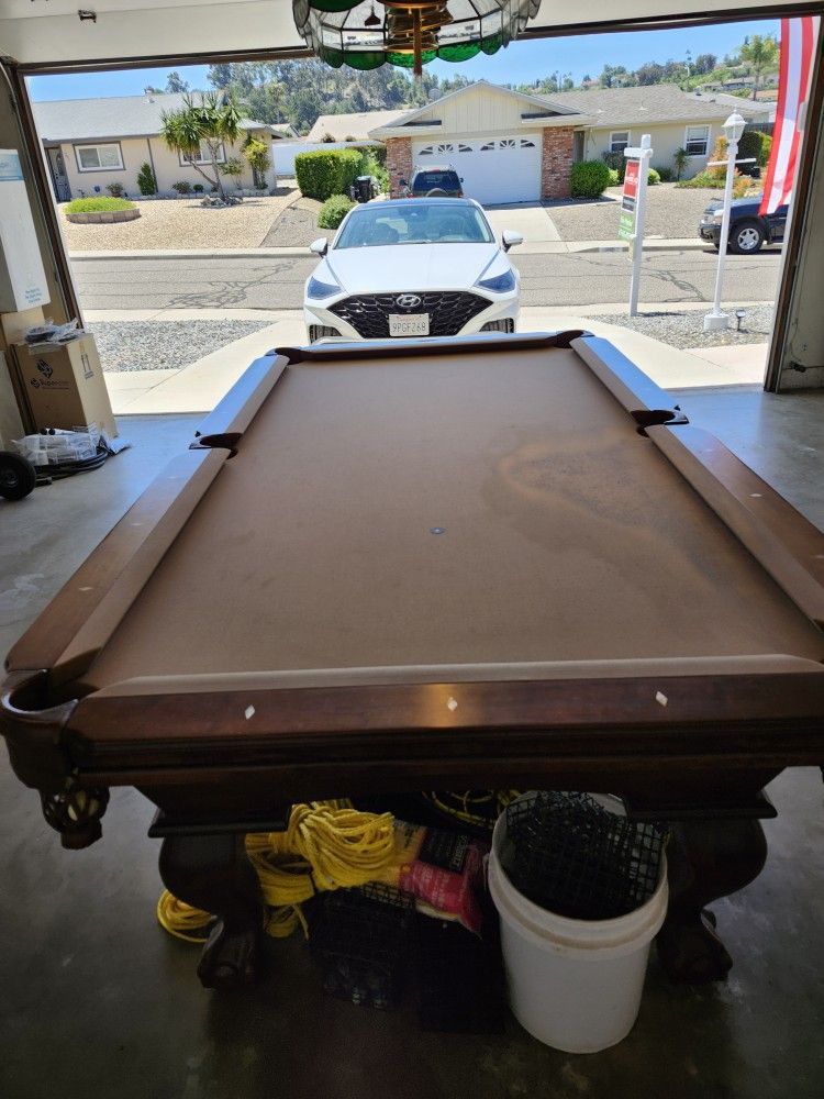 Pool Table With Accessories