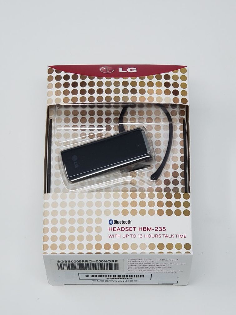 LG HBM-235 Bluetooth Headset
