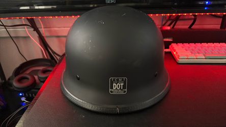 Matte Black Half Motorcycle Helmet