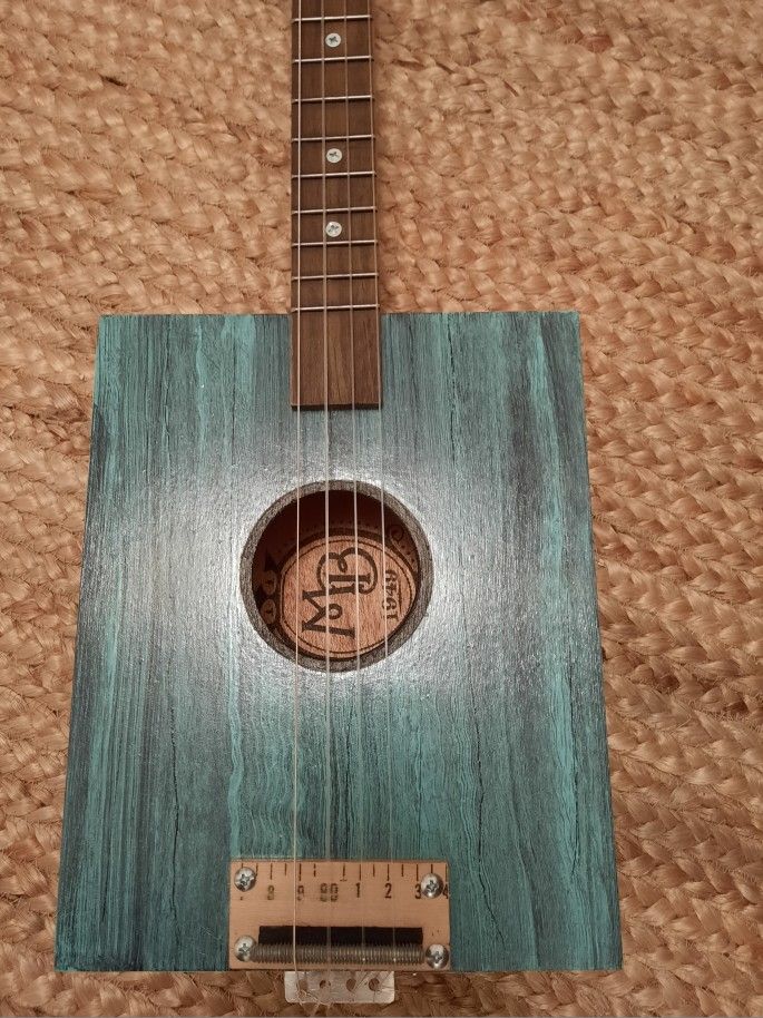 Ukulele Made From Cigar Box (By me) Electric/Acoustic