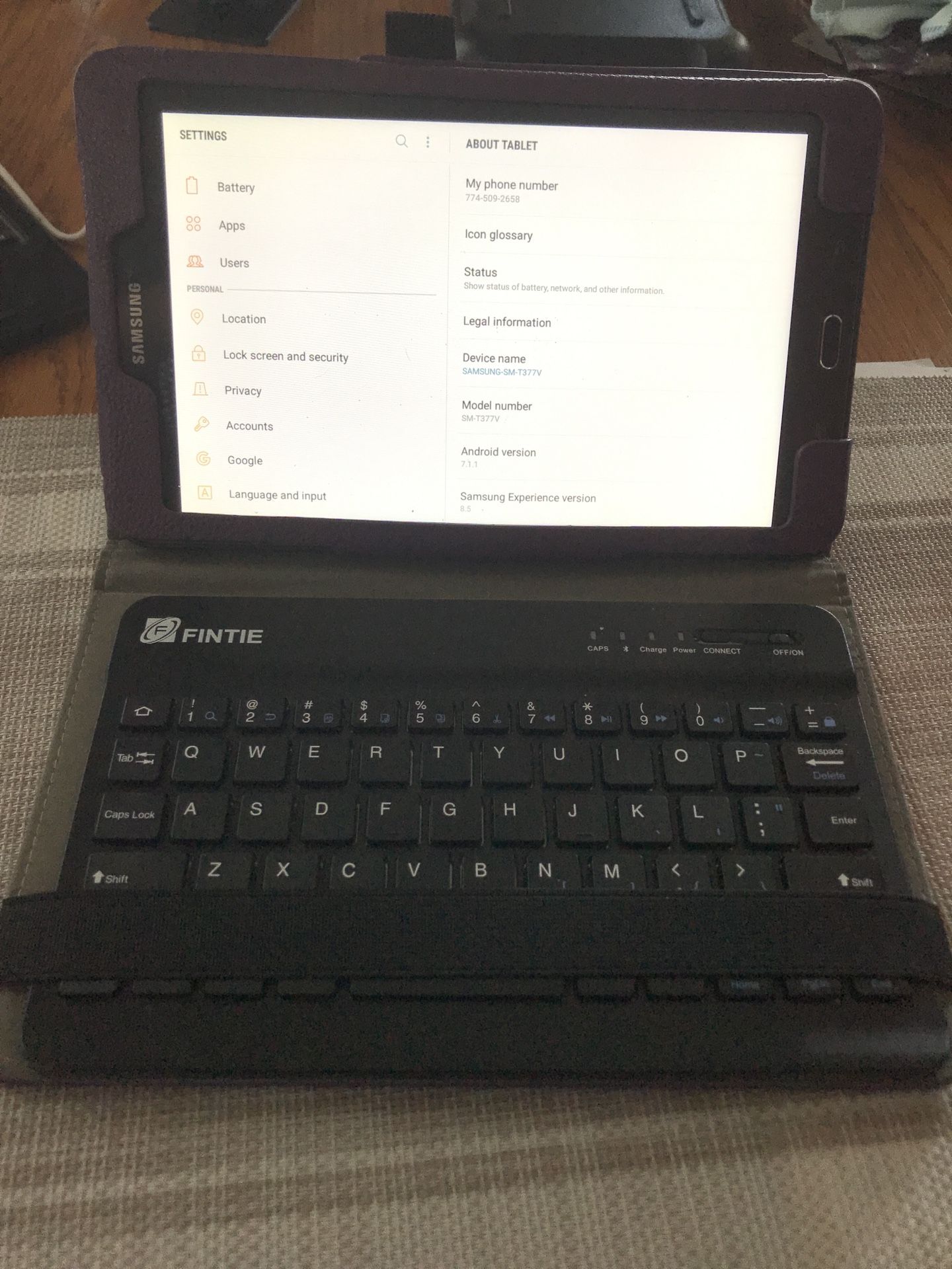 Tablet And Keyboard