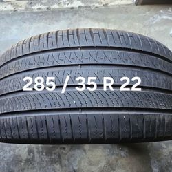 285 / 35 R 22 (1) TIRE PIRELLI 