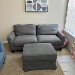 Couch With Ottoman 
