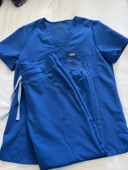Figs Scrub Top and Jogger Scrub Pants Size Small