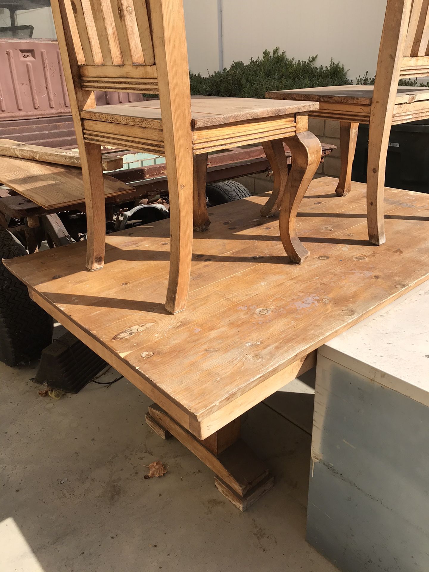 HUGE wooden table