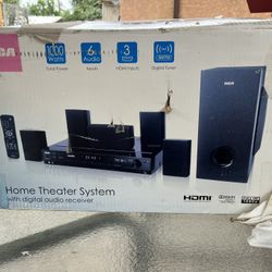 RCA Home Theater System With Digital Audio Receiver 