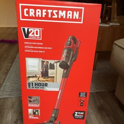 Brand New In Box Sealed CRAFTSMAN V20 Cordless Stick Vacuum