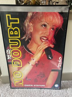 GWEN STEFANI , NO DOUBT ,RARE 1990's  POSTER