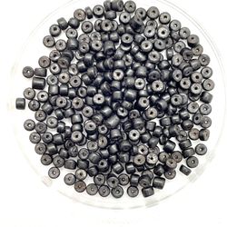 Lot Of Over 280 Black Wooden Beads