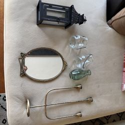 Assortment Of Home Decor (mirrors, Candle Holders, Etc)
