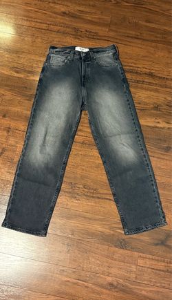 Hollister black baggy jeans